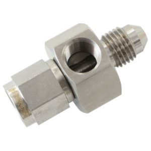 AF140-04-SS - Straight -4AN Female to Male with 1/8inch NPT Port Stainless Steel