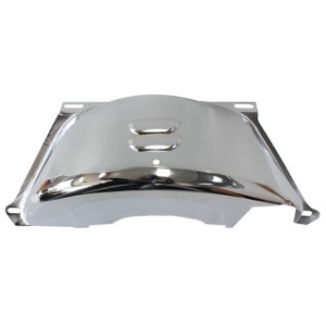 AF1827-3003 - Flywheel Dust Cover - Chrome Suit GM TH350-400 With SB & BB Chev
