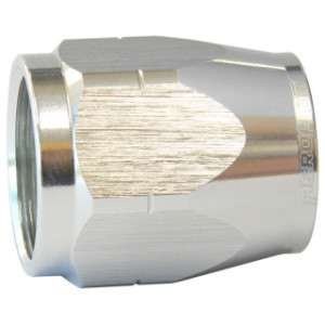 Cutter Style Hose End Socket -4AN Silver Finish Suits 500 550 and 880 Series Hose Ends