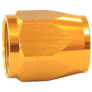 AF559-10DCG - Cutter Style Hose End Socket -10AN Gold Finish Suits 500 550 and 880 Series Hose Ends
