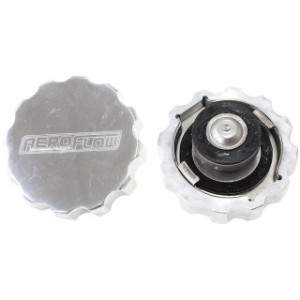 AF64-5033P - Billet Radiator Cap Small Styles - Polished Suit 32mm Water Neck 21 PSI