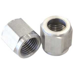 AF818-08-SS - -8AN Stainless Steel Tube Nut to 1/2inch Tube Suits Aeroflow Moroso & Russell Tubing