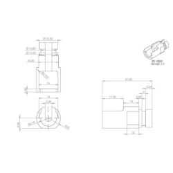 Brake Line Spacer (80 duro/ShA)