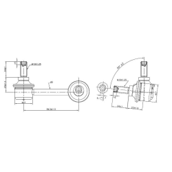 CRV Rr LH Sway Bar Link