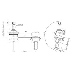 Accord RH Fr Sway Bar Link