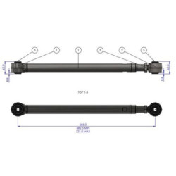 Lower Trailing Arm - Land Cruiser 200 (80 duro/ShA)