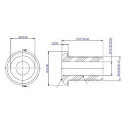 Chev Silverado 14-19 Front Lower Rear Bush Kit (80 duro/ShA)