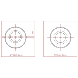FR LWR CTR ARM RR KT (80 duro/ShA)