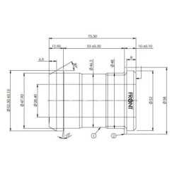 Fr Ctrl Arm Fr Bush (80 duro/ShA)