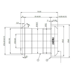 Fr Ctrl Arm Fr Bush (80 duro/ShA)