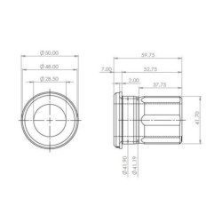 FLCA INNER FRONT BUSH KIT (80 duro/ShA)