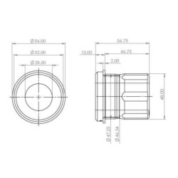 FLCA INNER REAR BUSH KIT (80 duro/ShA)