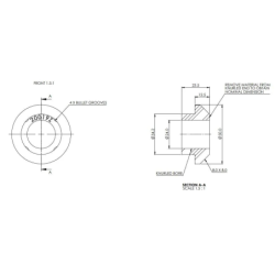 Rear Lower Control Arm Bushing (80 duro/ShA)