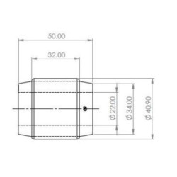 FLCA OUTER BUSH KIT (80 duro/ShA)