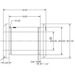 Mazda MX5 ND Rear Control Arm Lower-Rear Outer Bush Kit (80 duro/ShA)