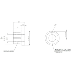 SPRING EYE FR BUSH KIT (80 duro/ShA)