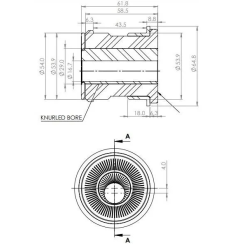 Control Arm Upper-Inner Bush Kit -  Offset (80 duro/ShA)