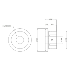 Toyota Hiace 300 Series '19 Rr Spring Fr Eye Bush (80 duro/ShA)