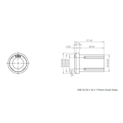 RR SHACKLE BUSH KIT (80 duro/ShA)