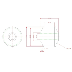 Mitsubishi 380 Rr Trailing Arm Front Bush Kit (80 duro/ShA)