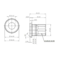 FUCA INNER BUSH KIT (80 duro/ShA)