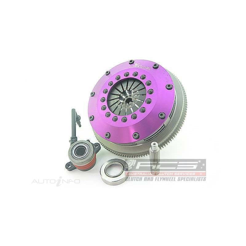 Xtreme Performance - 200mm Rigid Ceramic Twin Plate Clutch Kit Incl Flywheel & CSC 1200Nm