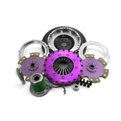 Xtreme Performance - 230mm Rigid Ceramic Twin Plate Clutch Kit Incl Flywheel & CSC 1800Nm