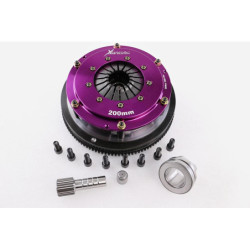 Xtreme Performance - 200mm Rigid Ceramic Twin Plate Clutch Kit Incl Flywheel 1200Nm