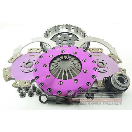 Xtreme Performance - 230mm Rigid Ceramic Twin Plate Clutch Kit Incl Flywheel & CSC 1800Nm