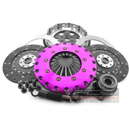 Xtreme Performance - 230mm Organic Twin Plate Clutch Kit Incl Flywheel & CSC 1200Nm
