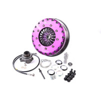 Xtreme Performance - 230mm Organic Twin Plate Clutch Kit Incl Flywheel & CSC 1200Nm