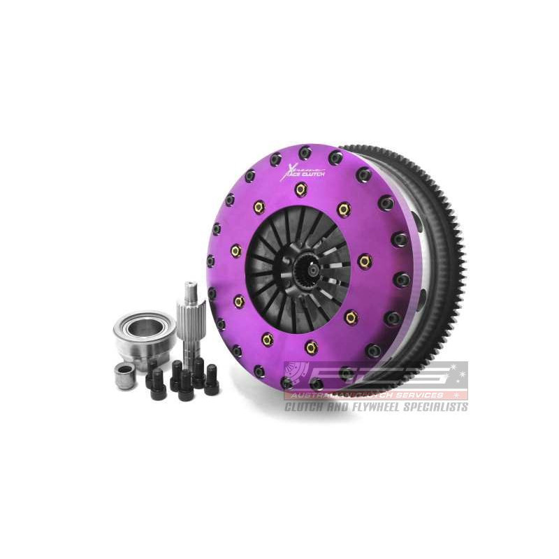 Xtreme Performance - 230mm Organic Twin Plate Clutch Kit Incl Flywheel 1200Nm