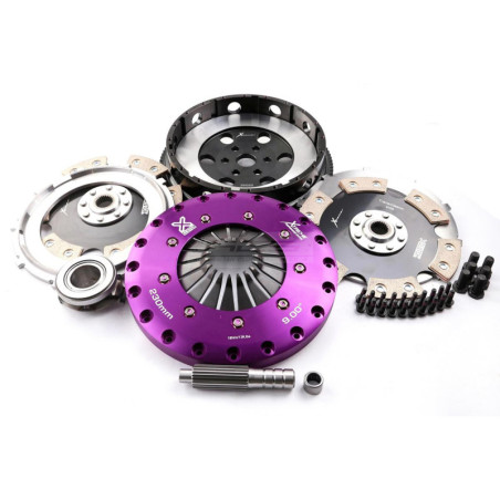 Xtreme Performance - 230mm Rigid Ceramic Twin Plate Clutch Kit Incl Flywheel 1800Nm