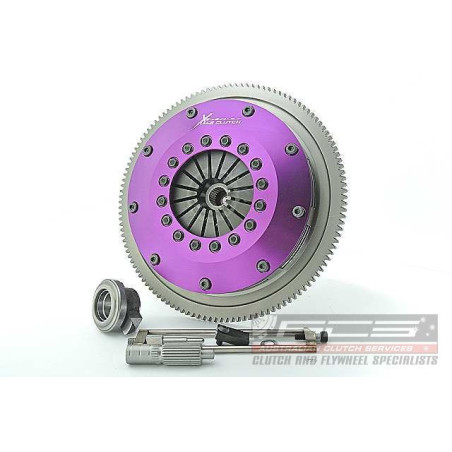 Xtreme Performance - 200mm Rigid Ceramic Twin Plate Clutch Kit Incl Flywheel 1200Nm
