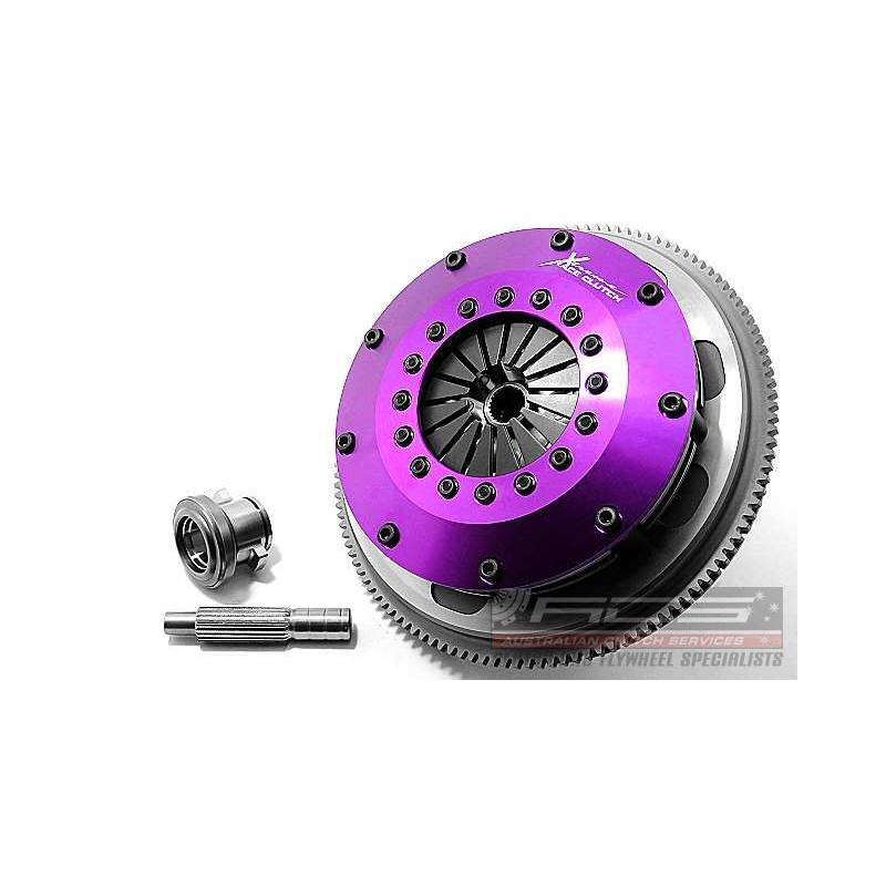 Xtreme Performance - 200mm Rigid Ceramic Twin Plate Clutch Kit Incl Flywheel 1200Nm
