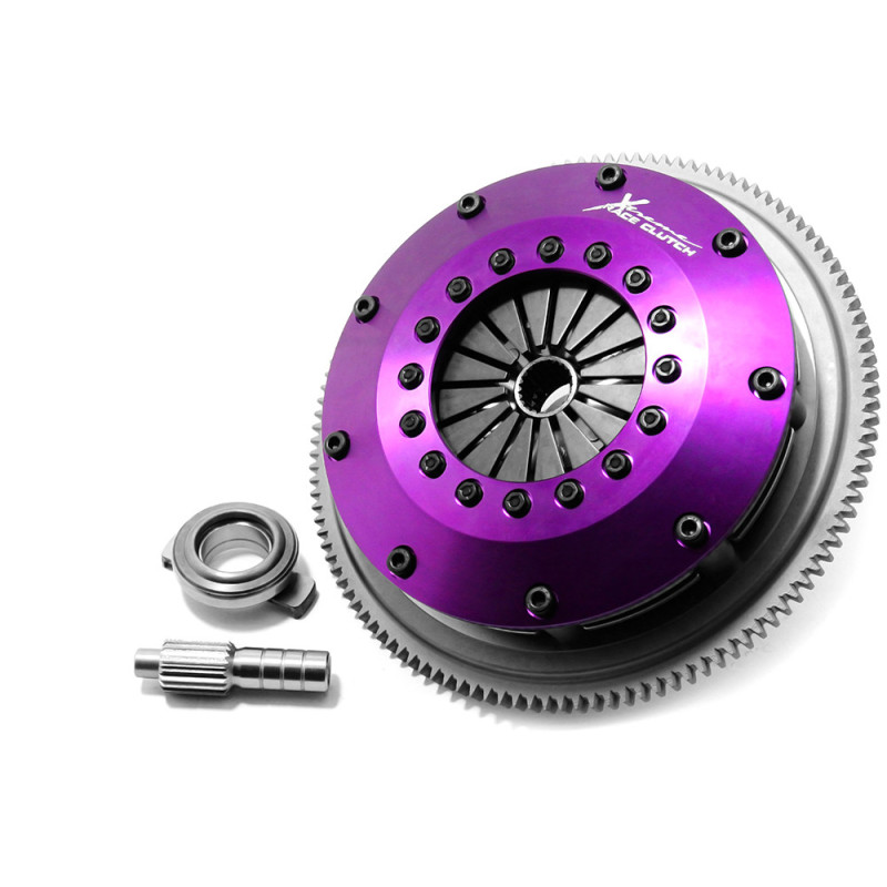 Xtreme Performance - 200mm Rigid Ceramic Twin Plate Clutch Kit Incl Flywheel 1200Nm