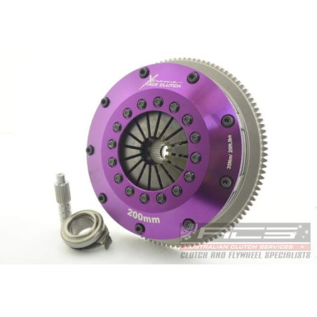 Xtreme Performance - 200mm Sprung Ceramic Twin Plate Clutch Kit Incl Flywheel 1200Nm