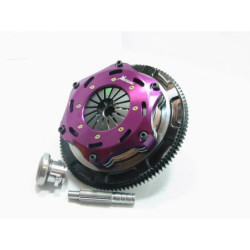 Xtreme Performance - 184mm Rigid Ceramic Twin Plate Clutch Kit Incl Flywheel 1220Nm