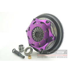 Xtreme Performance - 184mm Rigid Ceramic Twin Plate Clutch Kit Incl Flywheel 1220Nm