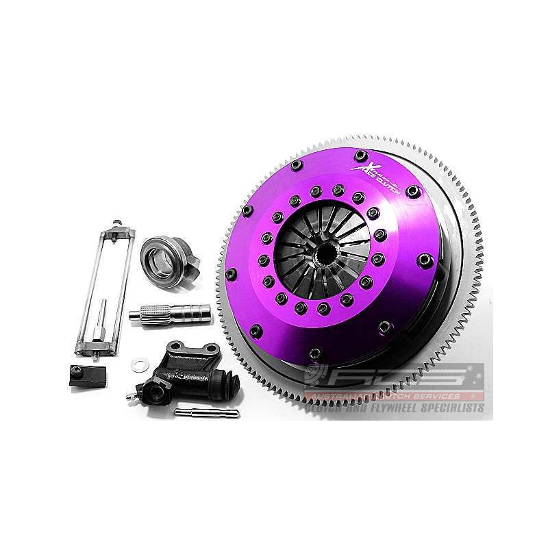 Xtreme Performance - 200mm Rigid Ceramic Twin Plate Clutch Kit Incl Flywheel 1200Nm