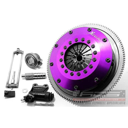 Xtreme Performance - 200mm Rigid Ceramic Twin Plate Clutch Kit Incl Flywheel 1200Nm
