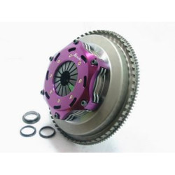 Xtreme Performance - 184mm Rigid Ceramic Twin Plate Clutch Kit Incl Flywheel 1220Nm
