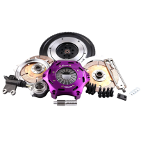 Xtreme Performance - 184mm Rigid Ceramic Twin Plate Clutch Kit Incl Flywheel 1220Nm