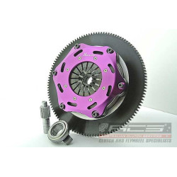 Xtreme Performance - 184mm Rigid Ceramic Twin Plate Clutch Kit Incl Flywheel 1220Nm