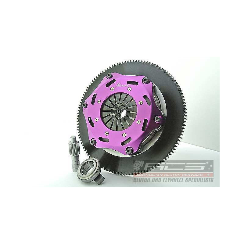 Xtreme Performance - 184mm Rigid Ceramic Twin Plate Clutch Kit Incl Flywheel 1220Nm