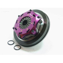 Xtreme Performance - 184mm Rigid Ceramic Twin Plate Clutch Kit Incl Flywheel 1220Nm