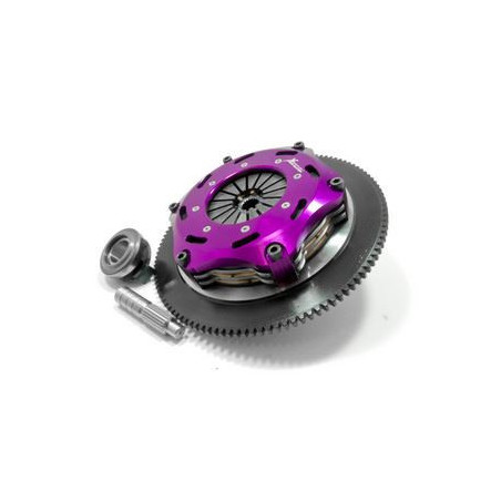 Xtreme Performance - 184mm Rigid Ceramic Twin Plate Clutch Kit Incl Flywheel 1220Nm