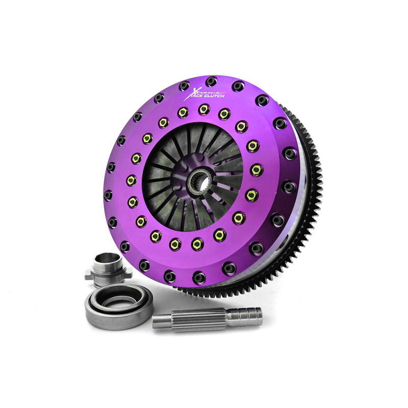 Xtreme Performance - 230mm Rigid Ceramic Twin Plate Clutch Kit Incl Flywheel 1800Nm