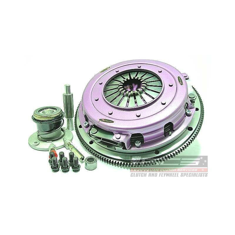 Xtreme Performance - 270mm Organic Twin Plate Clutch Kit Incl Flywheel & CSC 1300Nm