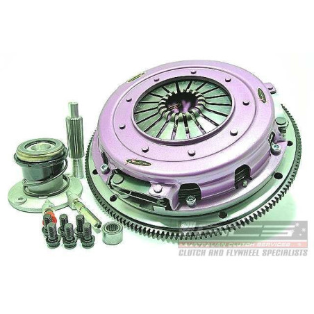 Xtreme Performance - 270mm Organic Twin Plate Clutch Kit Incl Flywheel & CSC 1300Nm